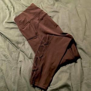 Super cute black mesh Popfit Legging Size Large (fits like a Medium)